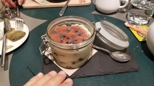 Tiramisu, amazing at Utopia in Nice