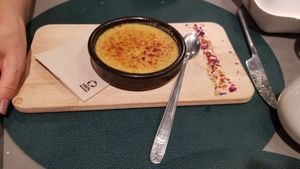 Best creme brulee ever at Utopia in Nice
