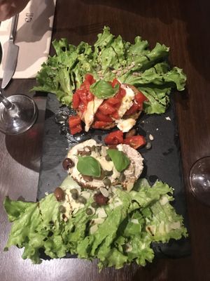 Bruschetta at Utopia in Nice