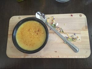 Creme brûlée  at Utopia in Nice