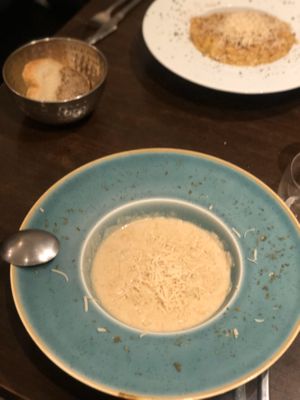 gnocchi with white sauce  at Utopia in Nice