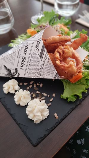 Beignets légumes at Utopia in Nice