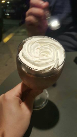 Chocolate mousse at Utopia in Nice