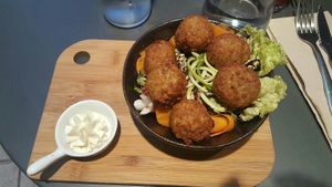 Accras de cereales at Utopia in Nice