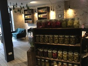 Inside at ubat veggie in Aalborg