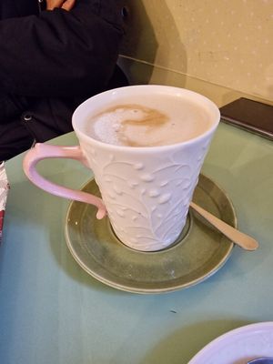 Soy milk decaffeinated cappuccino at Sweet Lab - Principe Amedeo in Turin