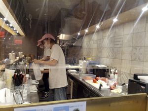 Open kitchen at Chipoon in Tokyo