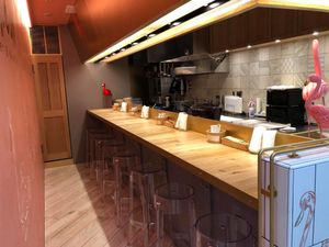 the interior at Chipoon in Tokyo