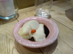 Maple Tofu Dessert at Chipoon in Tokyo