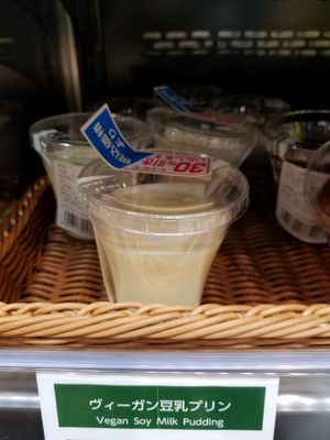 vegan pudding at Bio c' Bon - Motomachi in Yokohama