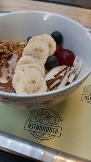 Iogurte vegano fermentado e maravilhoso ! at Astronauta in Sao Paulo