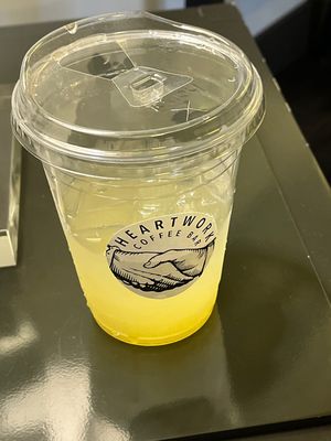 Lavender lemonade   at Heartwork Coffee Bar in San Diego