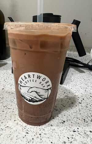   at Heartwork Coffee Bar in San Diego