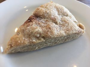 vegan scone at Heartwork Coffee Bar in San Diego