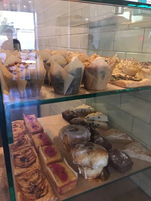 all pastries are vegan! at Heartwork Coffee Bar in San Diego