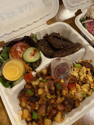 Breakfast plate. Very good  #Veganuary at Stuff I Eat in Inglewood