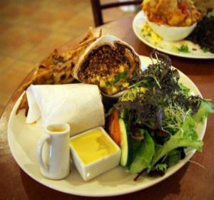 lunch burrito at Stuff I Eat in Inglewood