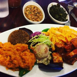 soul food platter  at Stuff I Eat in Inglewood
