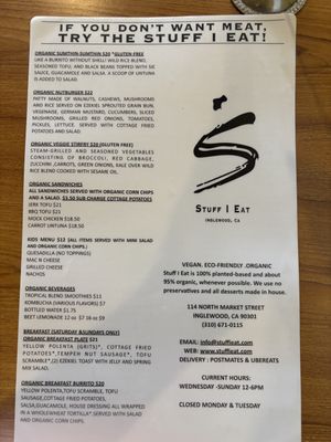   at Stuff I Eat in Inglewood