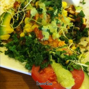 the quesadilla, topped with amazingness at Stuff I Eat in Inglewood