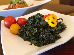 Kale salad was amazing! at Stuff I Eat in Inglewood