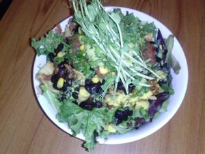 nacho salad at Stuff I Eat in Inglewood