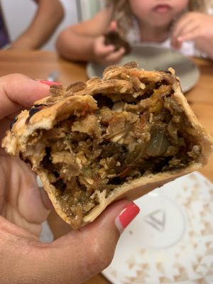 Empada de Tofu deliciosa   at Smiles Cafe in Beja