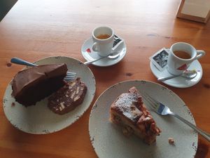 Kaffeepause at Smiles Cafe in Beja