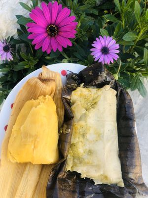Tamales  at Puro Amor in Mexico City