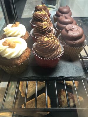 Vegan cupcakes at Blackberries Pattisserie in Houghton-le-spring