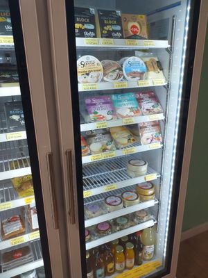 Cheese at Veganizan in Valencia