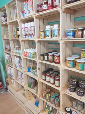 Products at Veganizan in Valencia