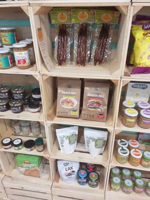 Meat replacement at Veganizan in Valencia