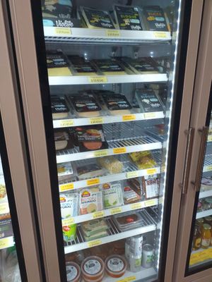 Cheese at Veganizan in Valencia