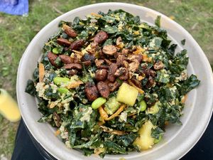 Large Hail to the Kale salad.  at Fruitive - Conn Ave in Washington