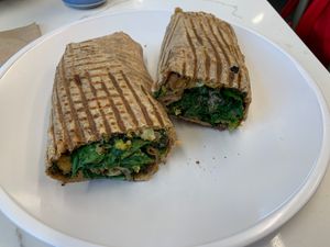 Tuscan kale wrap at Fruitive - Conn Ave in Washington