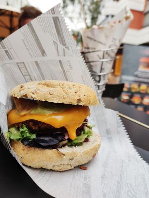 Vegan Mexico Burger at H Burger in Gran Canaria