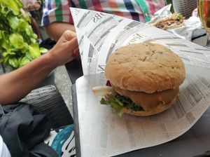 Vegan Houseburger at H Burger in Gran Canaria