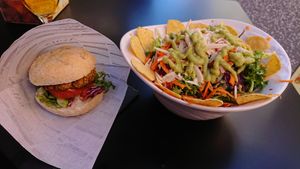 Naturale Burger & Mexican Salad. at H Burger in Gran Canaria