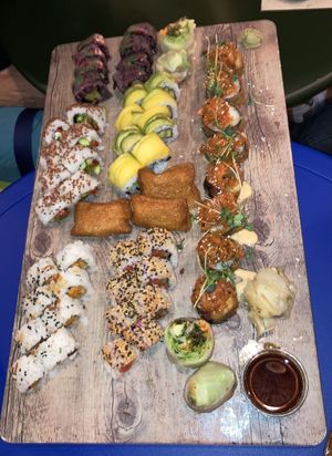 I recommend trying all of the vegan sushi because everything is so good! at Negishi in Winterthur