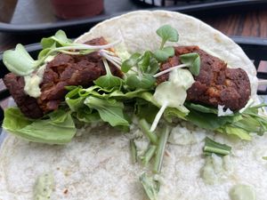 Vegan Tacos  at Sana Farm Stand in Rincon
