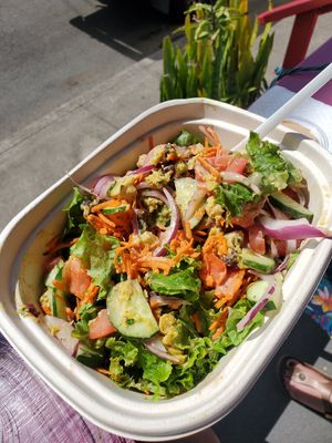 Chickpea Curry Salad at Cultivate Good Food in Kealakekua