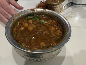 Channa Masala (chickpeas)   at Pardesi Vaishno Dhaba in Dandenong