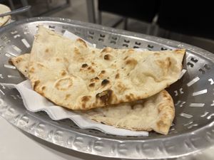 Naan   at Pardesi Vaishno Dhaba in Dandenong