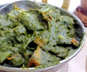 Aloo palak at Pardesi Vaishno Dhaba in Dandenong