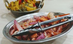 Kachumber salad at Pardesi Vaishno Dhaba in Dandenong