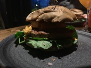 Impossible burger  at Decadent Ales + Hapa in Mamaroneck