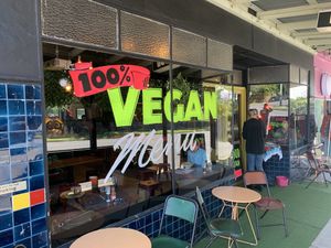 Outside at Paper Moon in Annerley