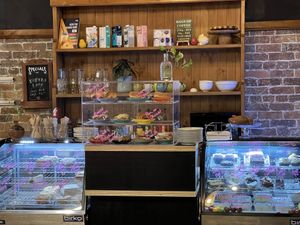 The counter  at Paper Moon in Annerley