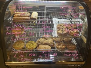 Hot food cabinet   at Paper Moon in Annerley